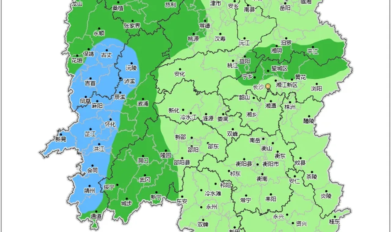 湖南天气：最高气温30℃，局地大雨，周末逐渐放晴 插图